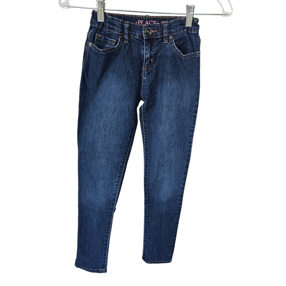 ❤️2/$12 Place Girls Super Skinny Jeans, Medium Blue, Size 10